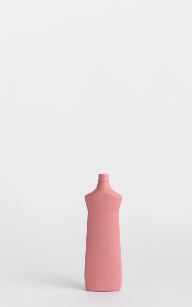bottle vase #1 old red
