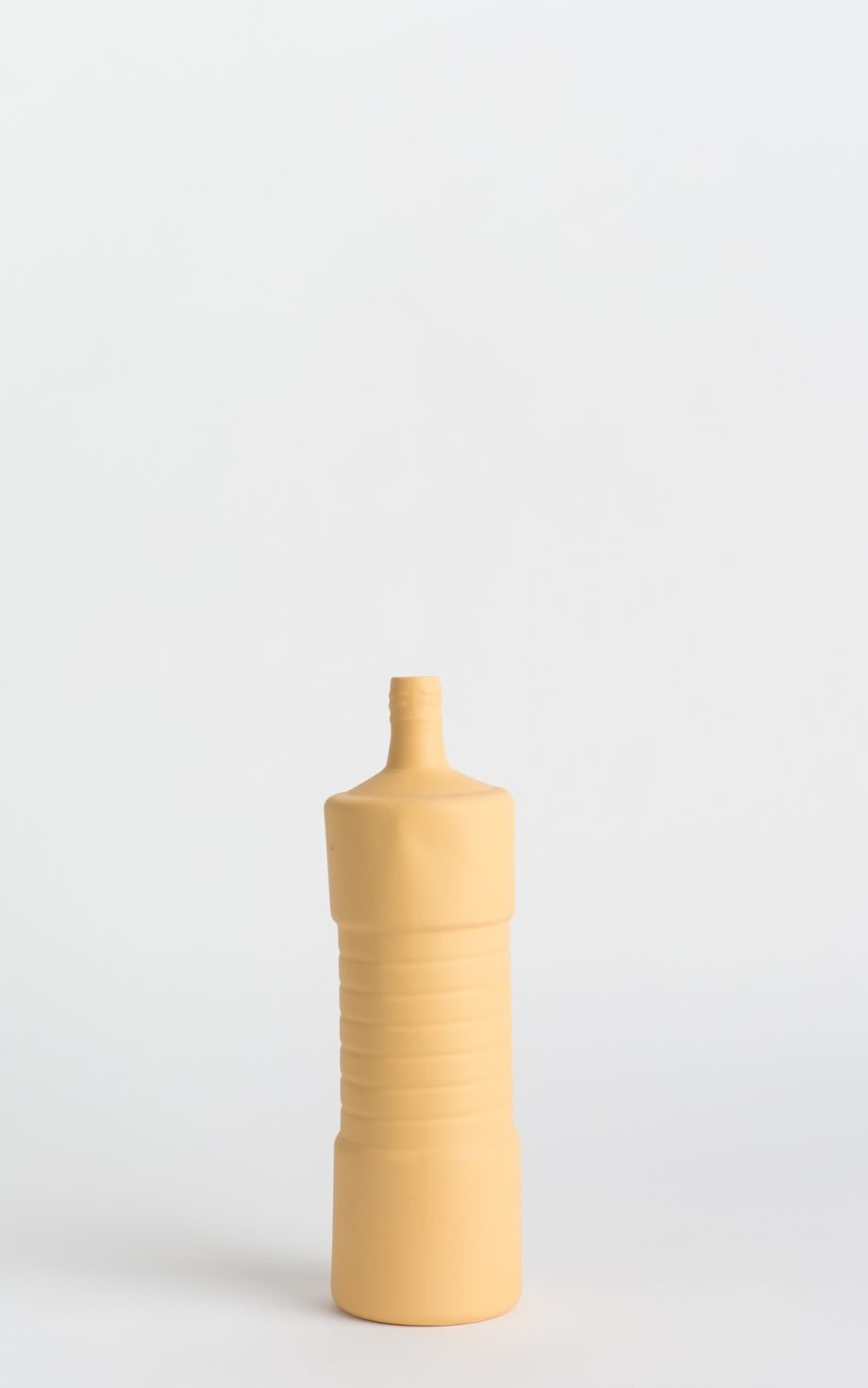 bottle vase #5 warm yellow