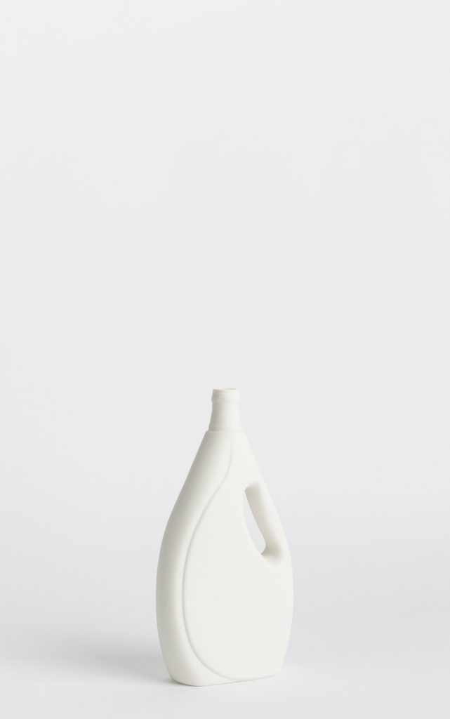 bottle vase #7 white