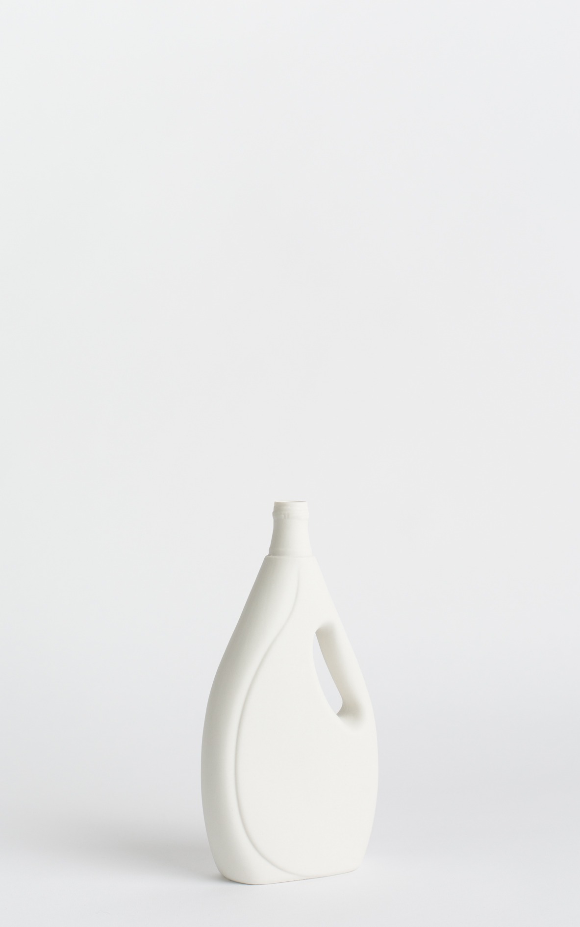 bottle vase #7 white