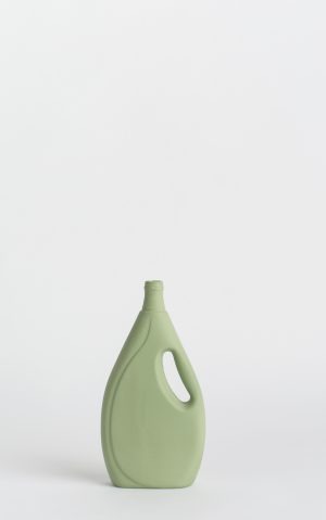 bottle vase #7 dark green