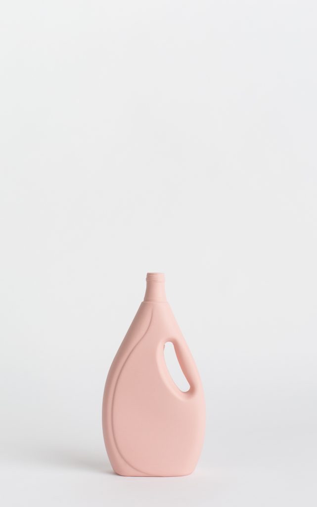 bottle vase #7 rose pink