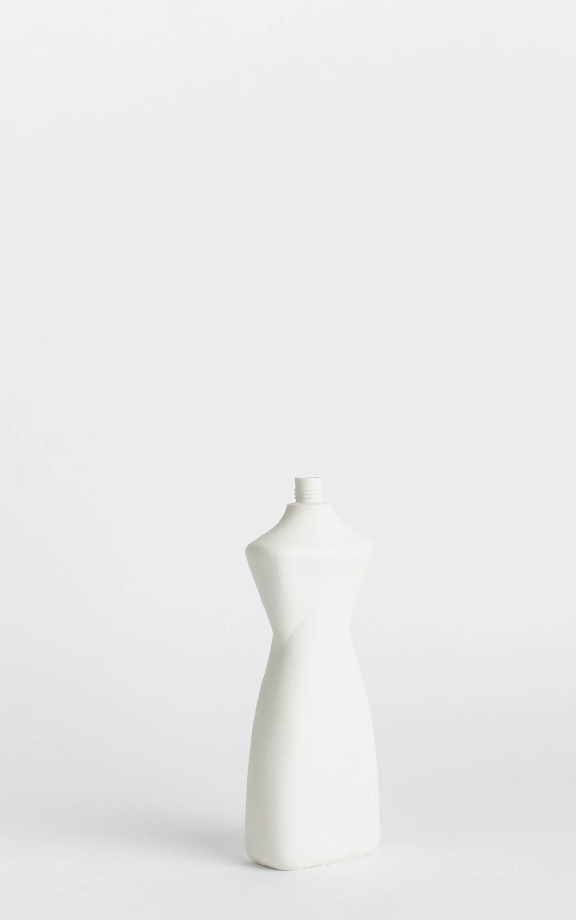 bottle vase #8 white