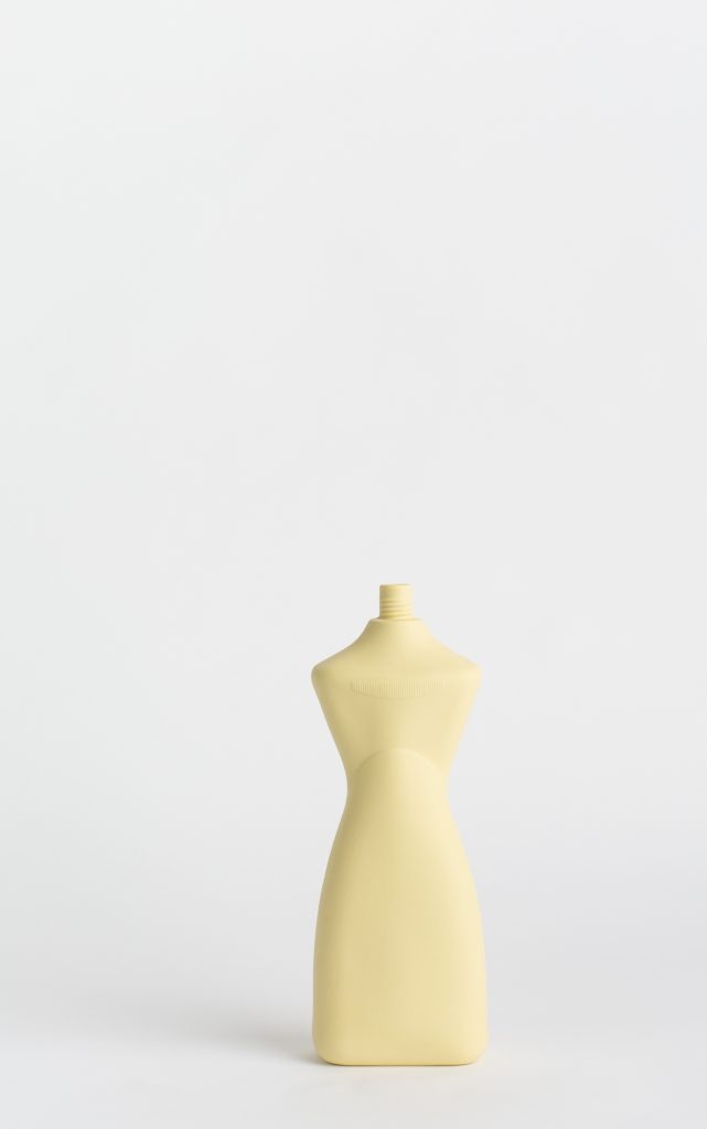 bottle vase #8 fresh yellow