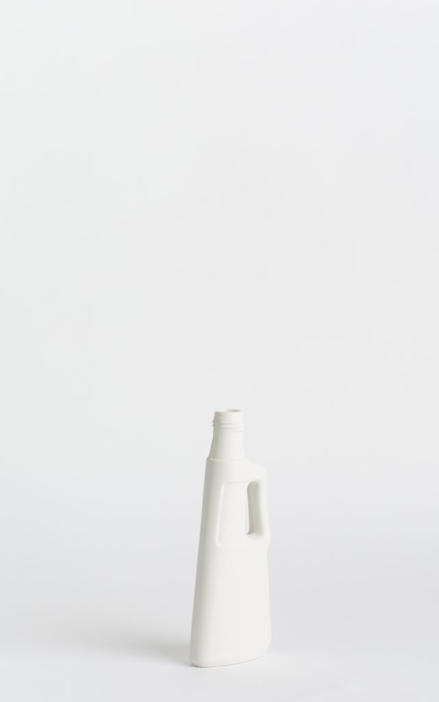 bottle vase #9 white
