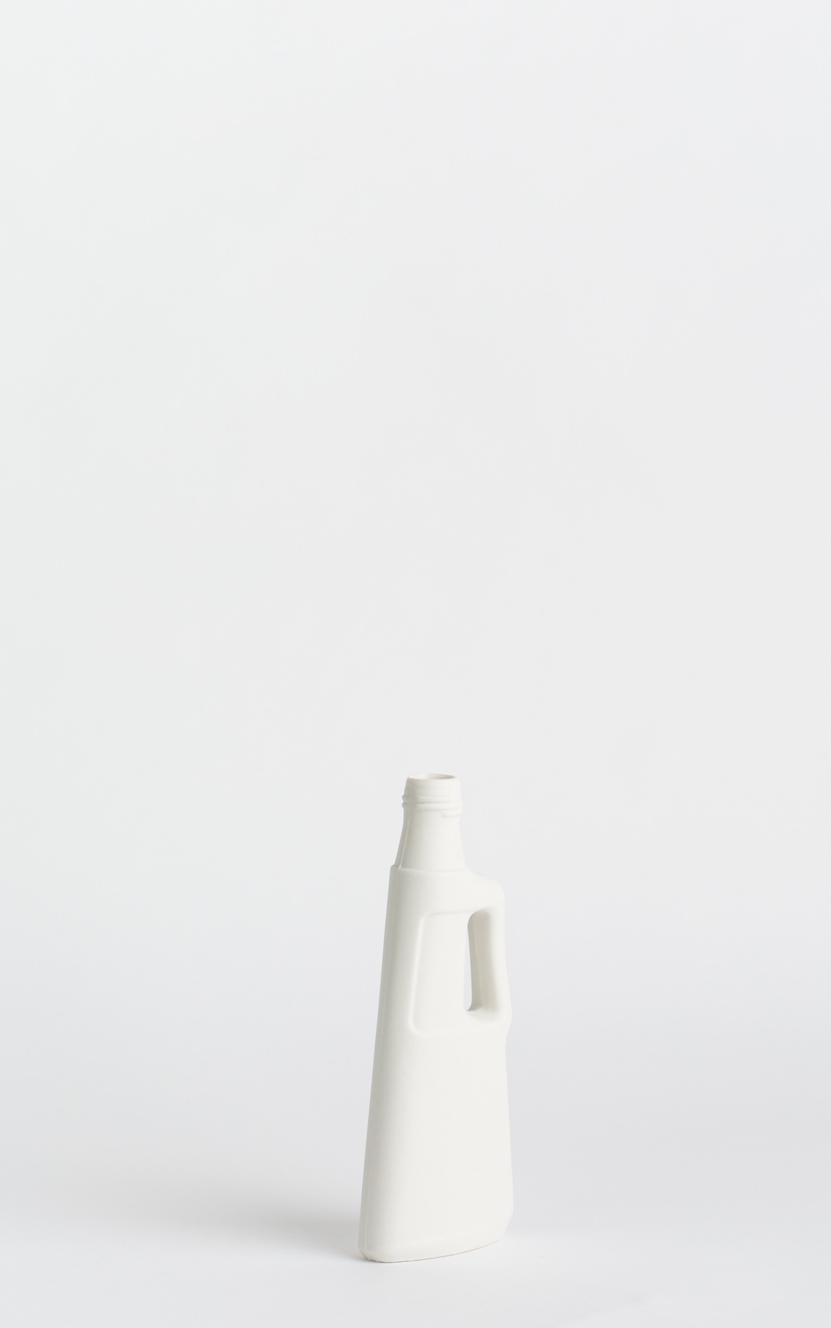 bottle vase #9 white