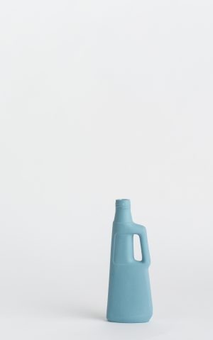 bottle vase #9 light blue