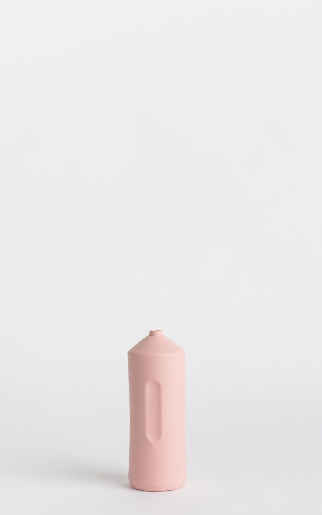 bottle vase #2 rose pink