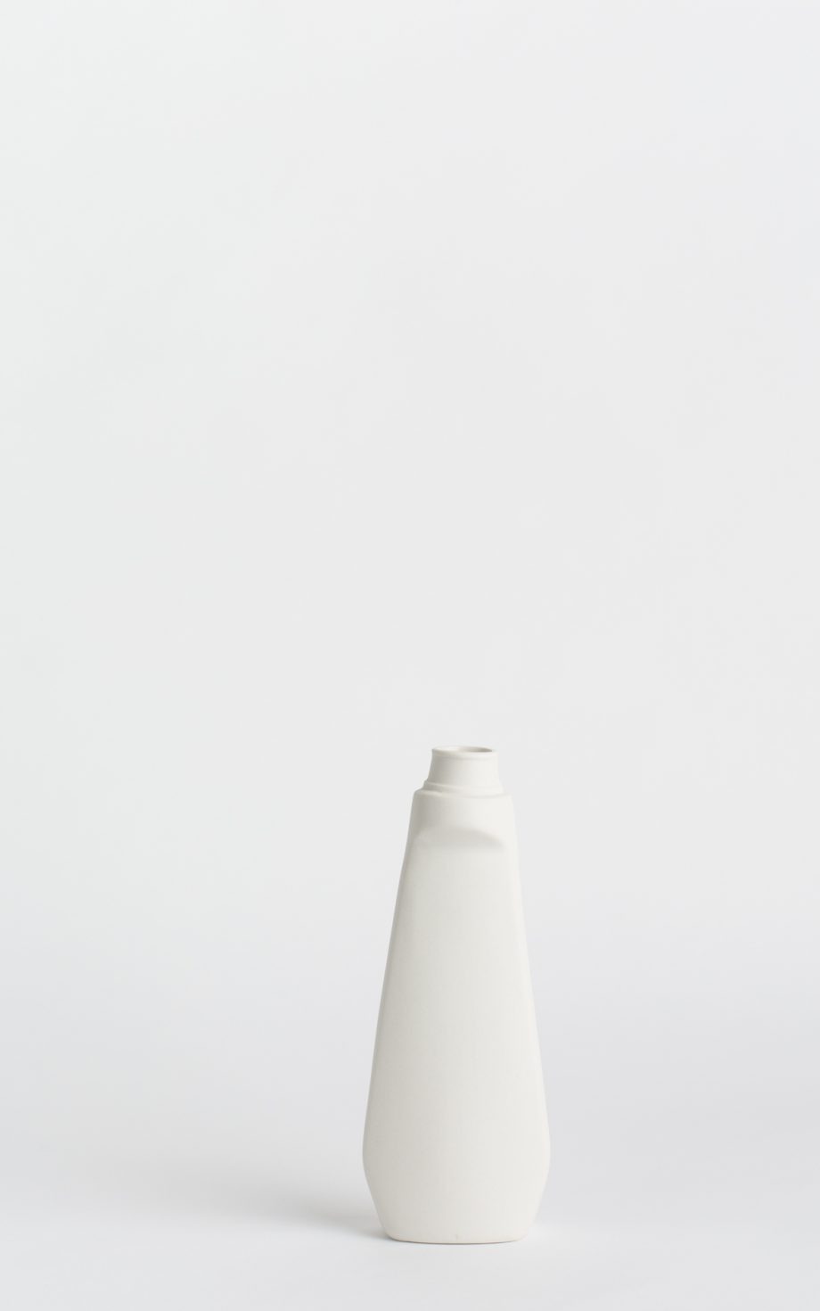 bottle vase #4 white
