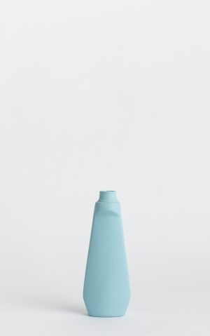 bottle vase #4 light blue