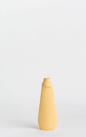 bottle vase #4 warm yellow
