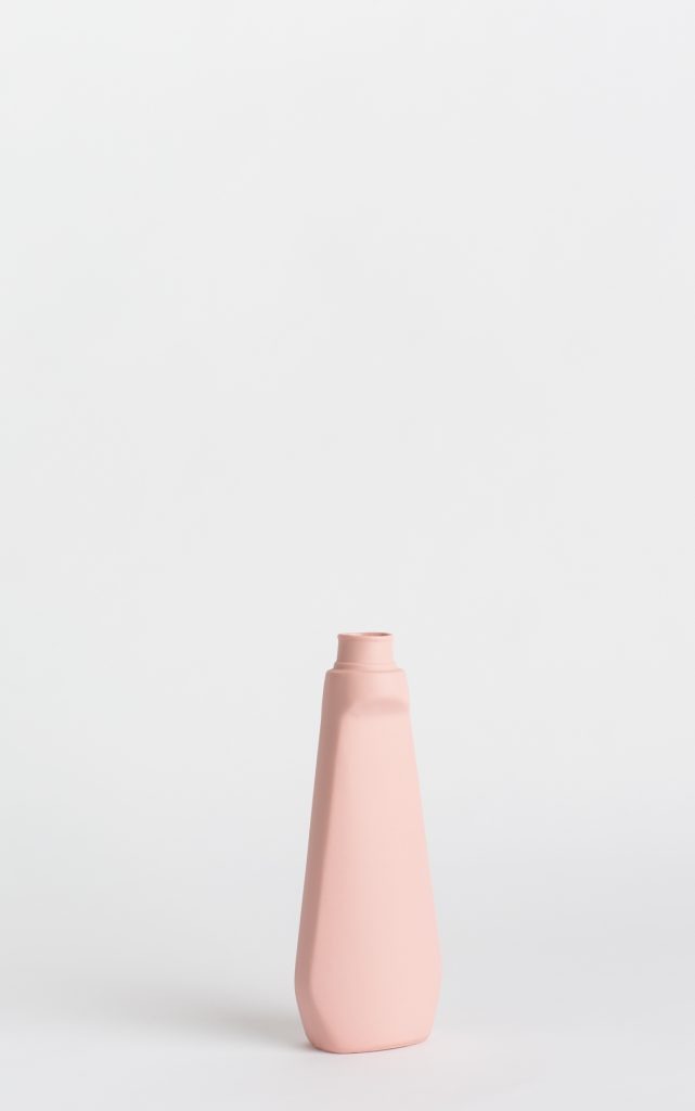 bottle vase #4 rose pink