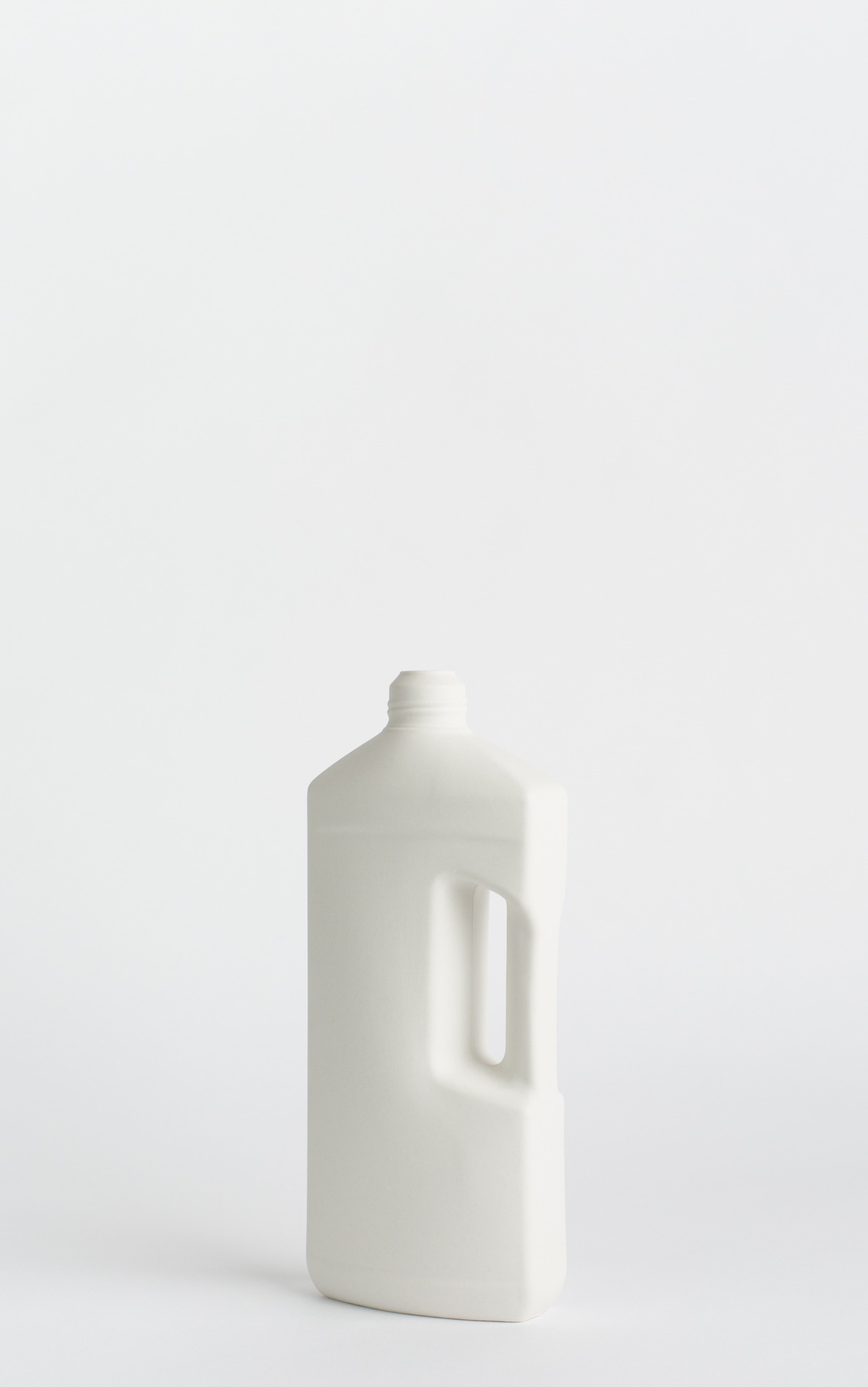 bottle vase #3 white