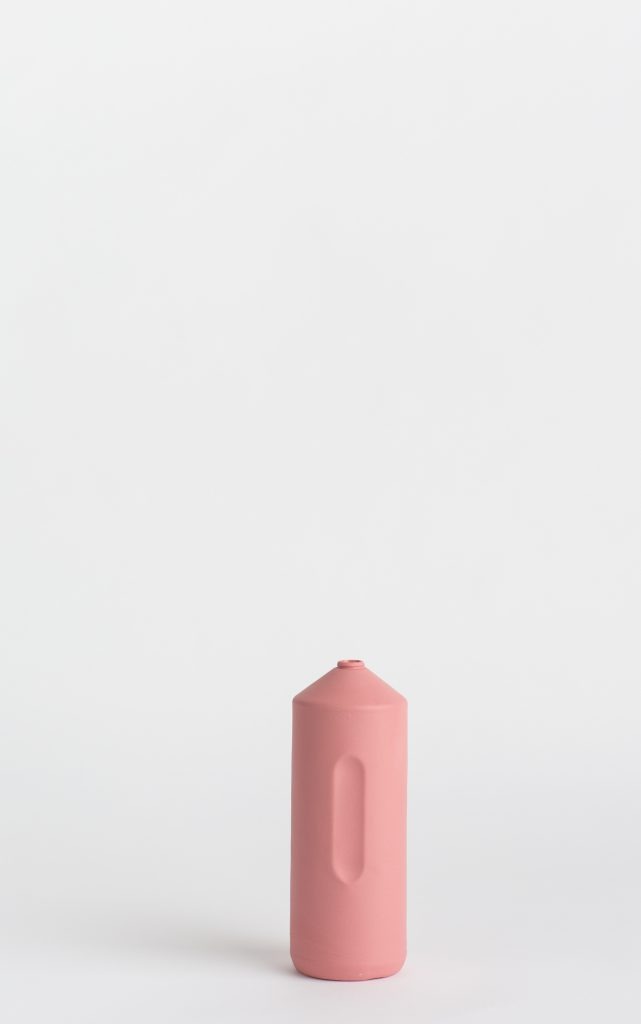 bottle vase #2 old red