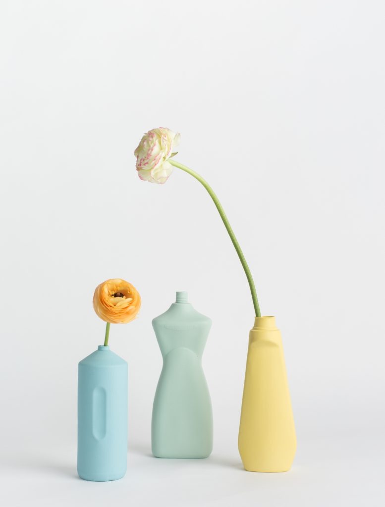 foekje fleur bottle vases set of 3