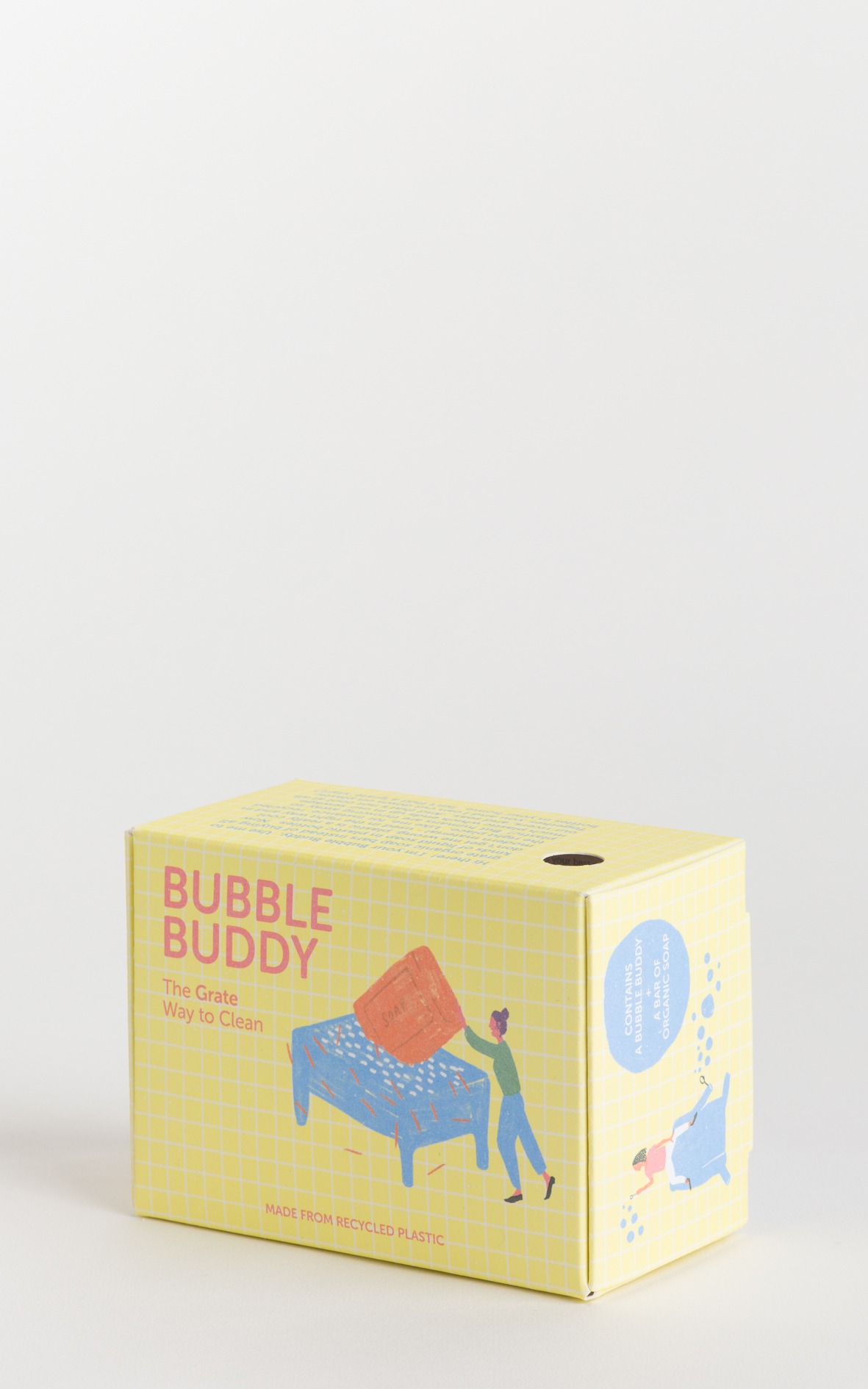 Bubble buddy packaging yellow