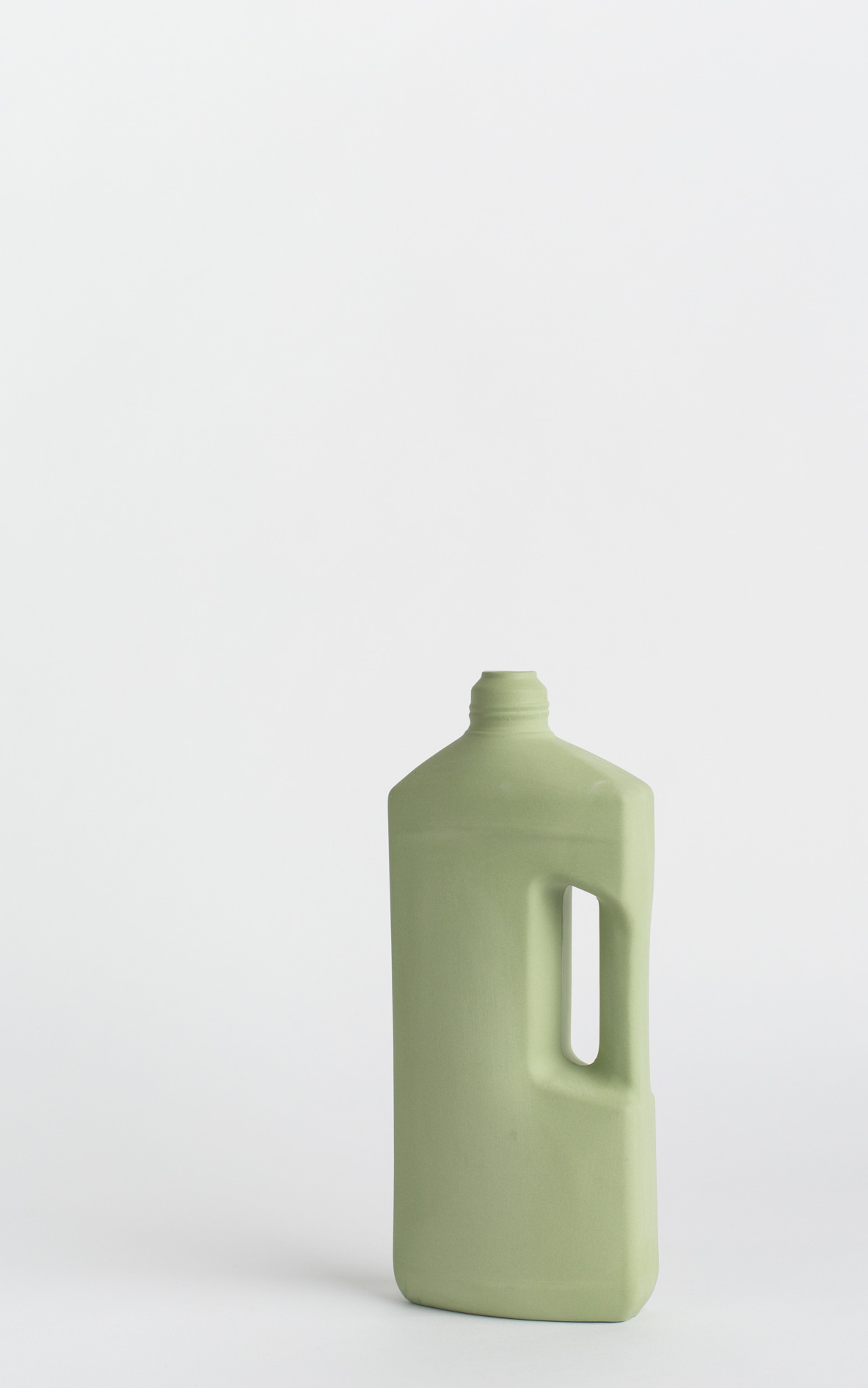 bottle vase #3 dark green