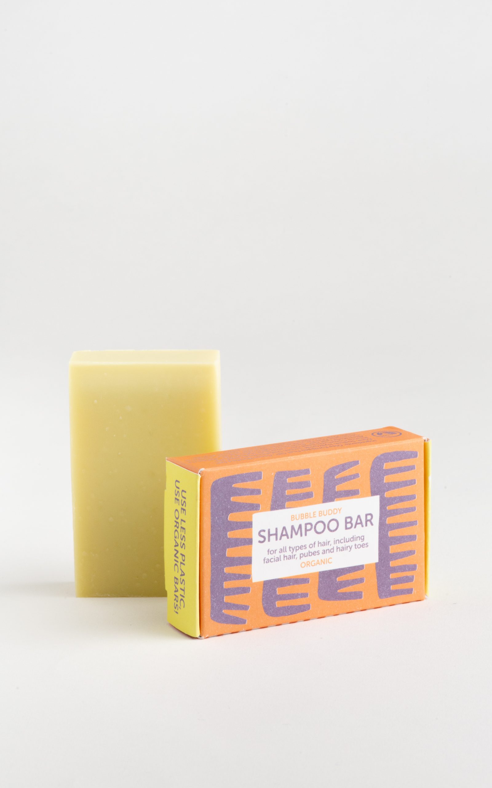 Organic shampoo soap bar also suitable for hand luggage