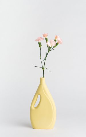 bottle vase #7 fresh yellow bottle vase #7 fresh yellow