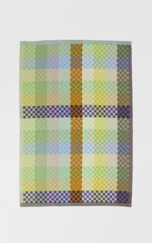 tea towel #58B checkered check