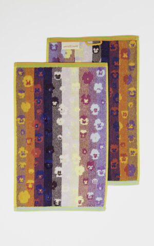 guest towel duo #54 pansy velour