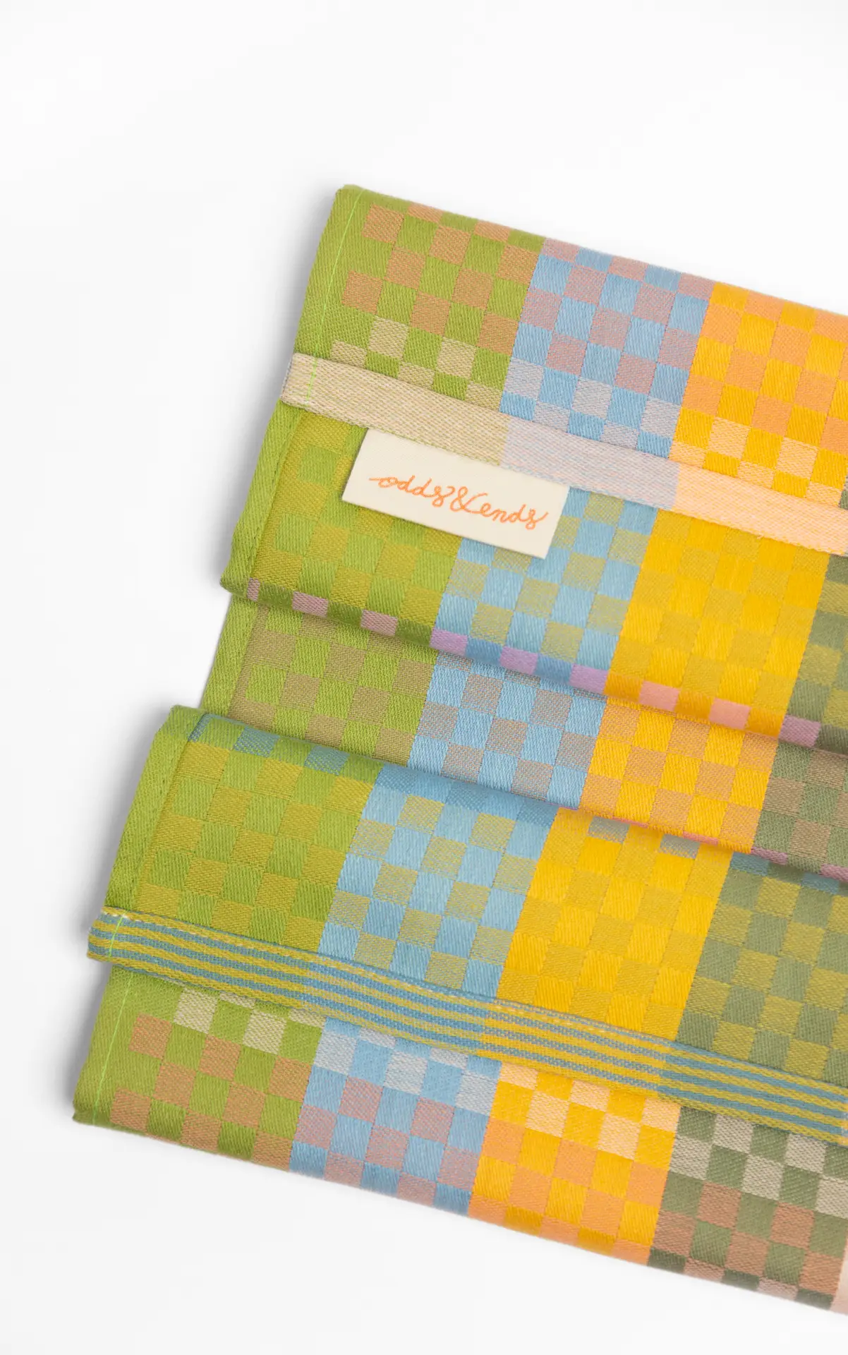 #87B checkered check tea towel147