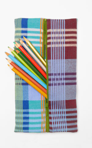 Wereldwijven flat pouch color combo A