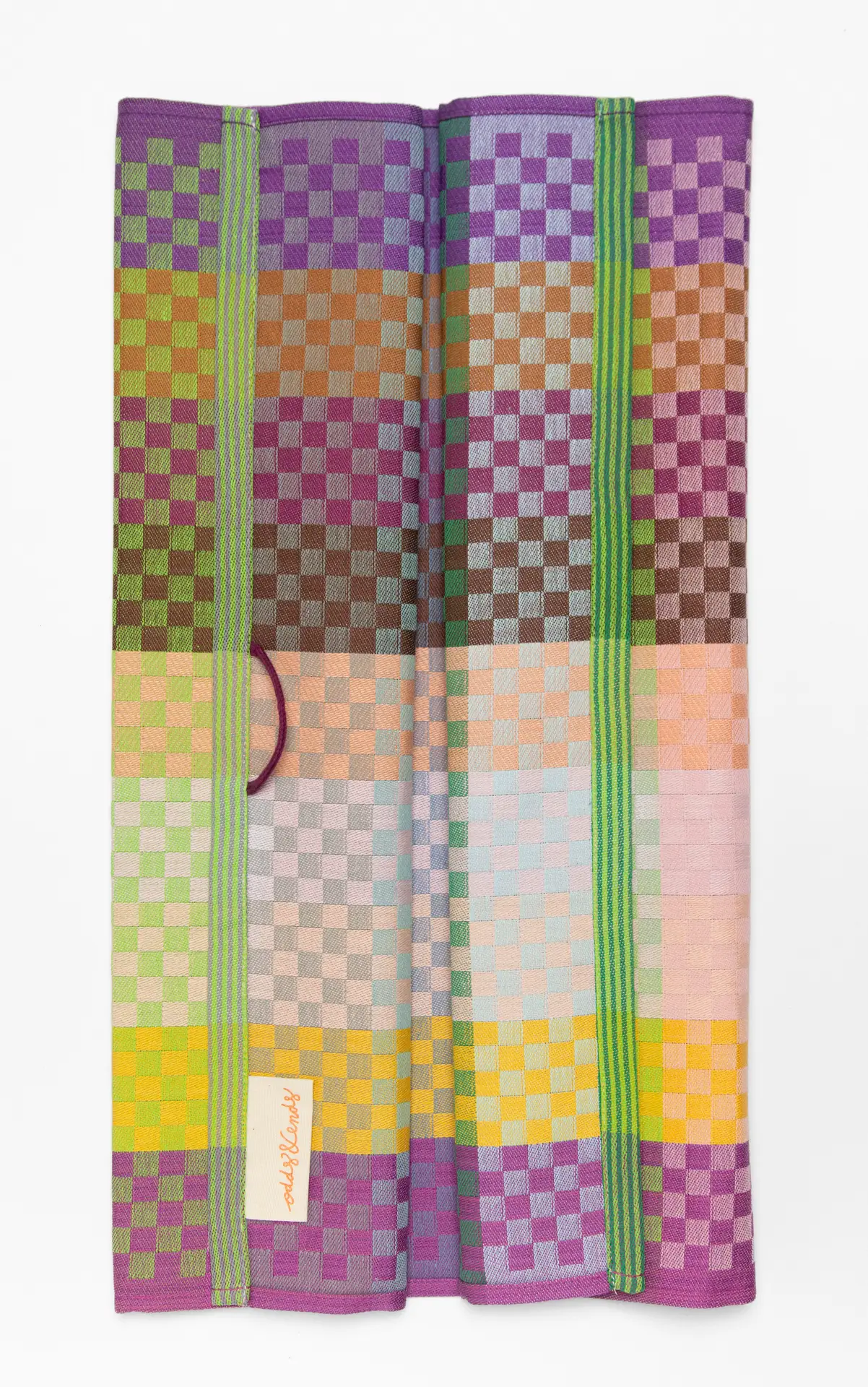 #86B checkered check tea towel128