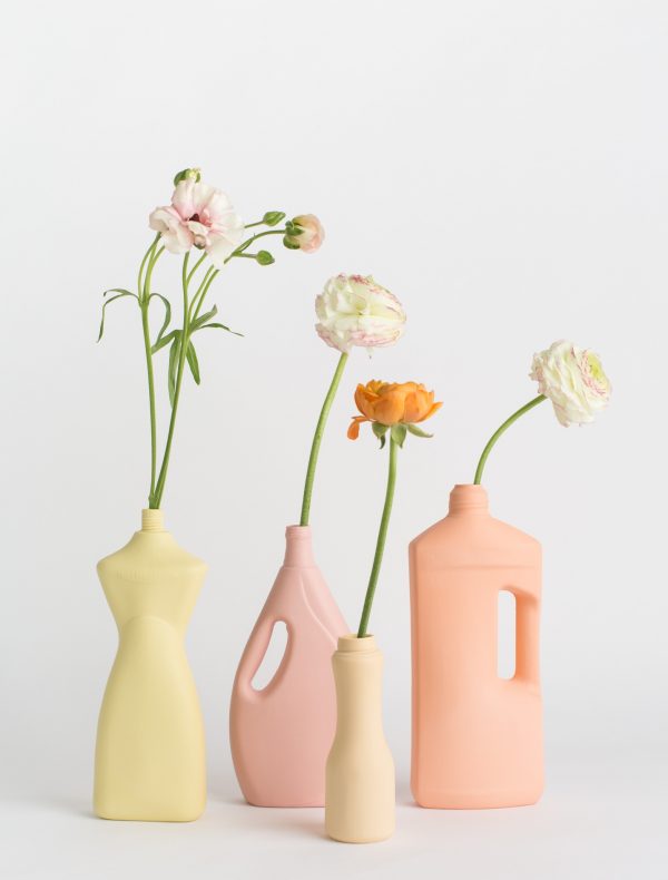 foekje fleur bottle vases warm pallet set
