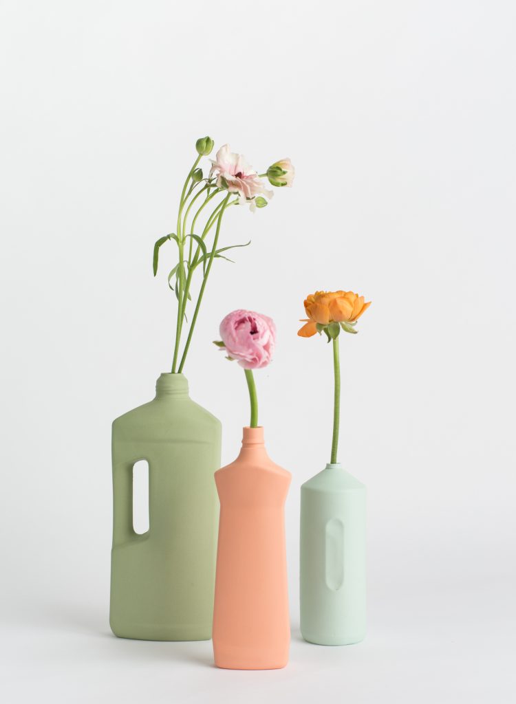 foekje fleur bottle vases set of 3
