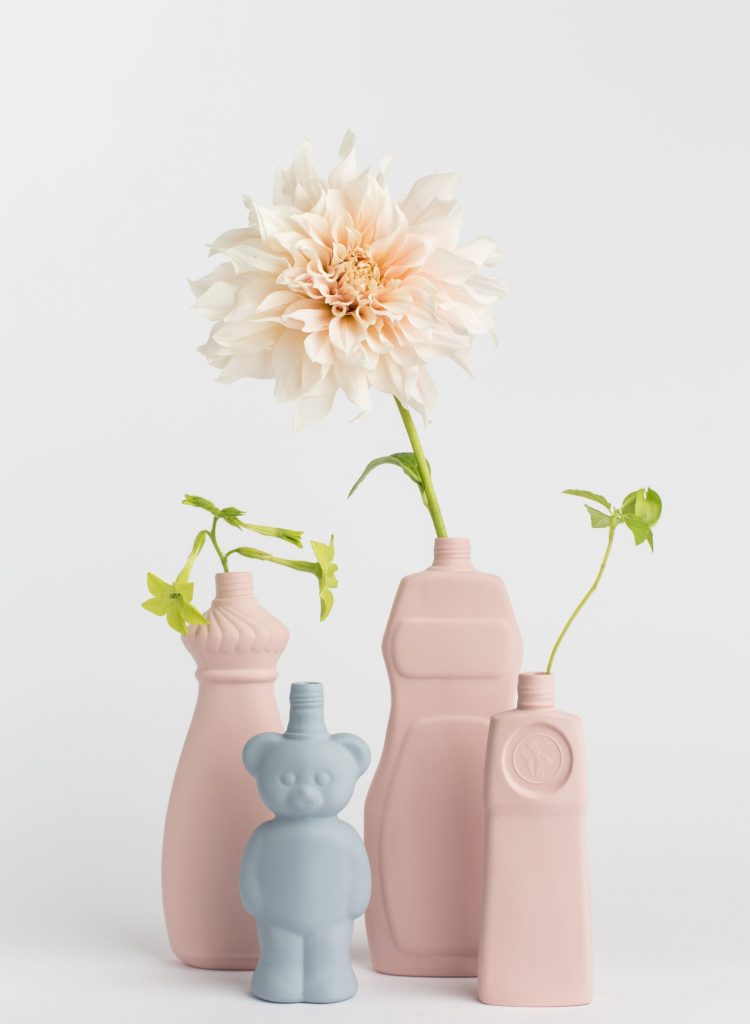 group photo vases