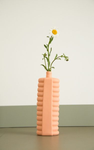 bottle vase #10 orange